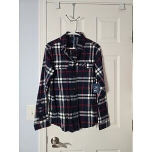 George Mens Fannel Long Sleeve Shirt Size Medium (38-40).